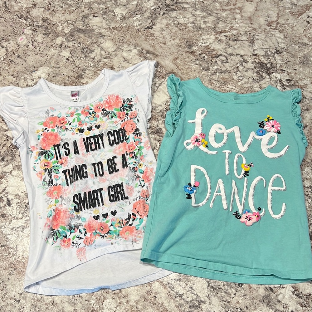 Girls short sleeve top bundle